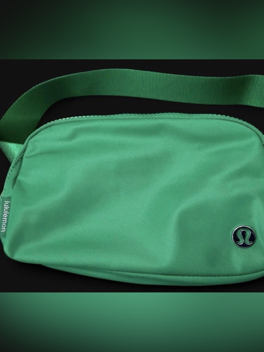 Mint green lululemon athletica Teal-Green Belt Bag with Logo